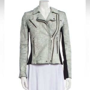 IRO Lamb Leather Biker Jacket